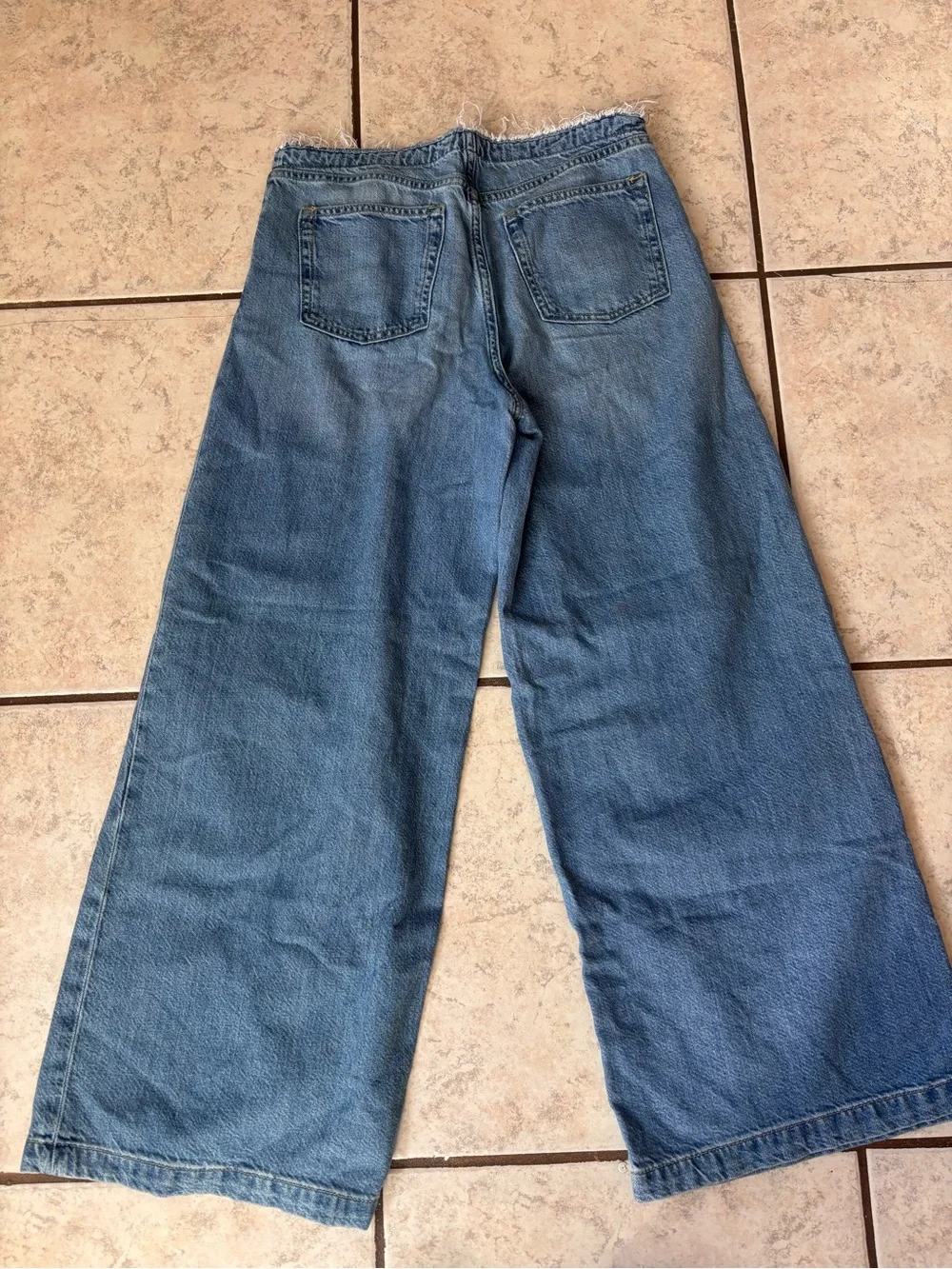 Gap baggy mid  rise Wide Leg High-Rise Women’s Jeans in Light Blue 27/4